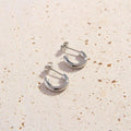 Mini Cali Silver Hoops