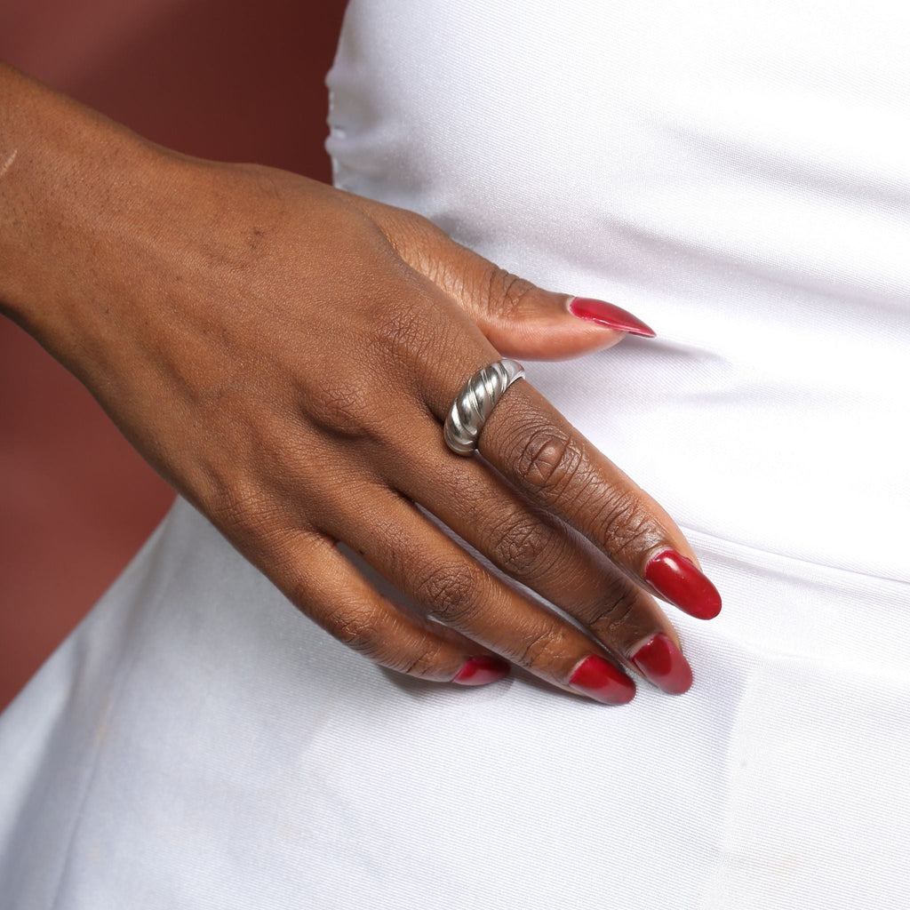 Silver Aimée Ring