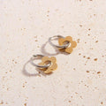 Silver Delfina Hoops