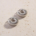 Silver Lia Hoops