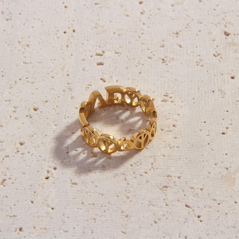 Peace & Love Ring